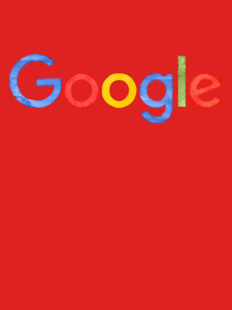 Google Logo Colorful Watercolor Painted Classic T-Shirt