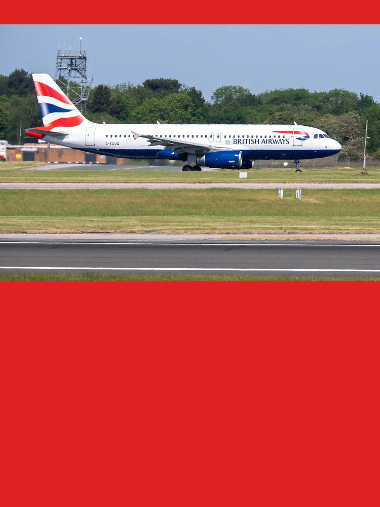 MAN to LHR British Airways Airbus A320-232 Classic T-Shirt