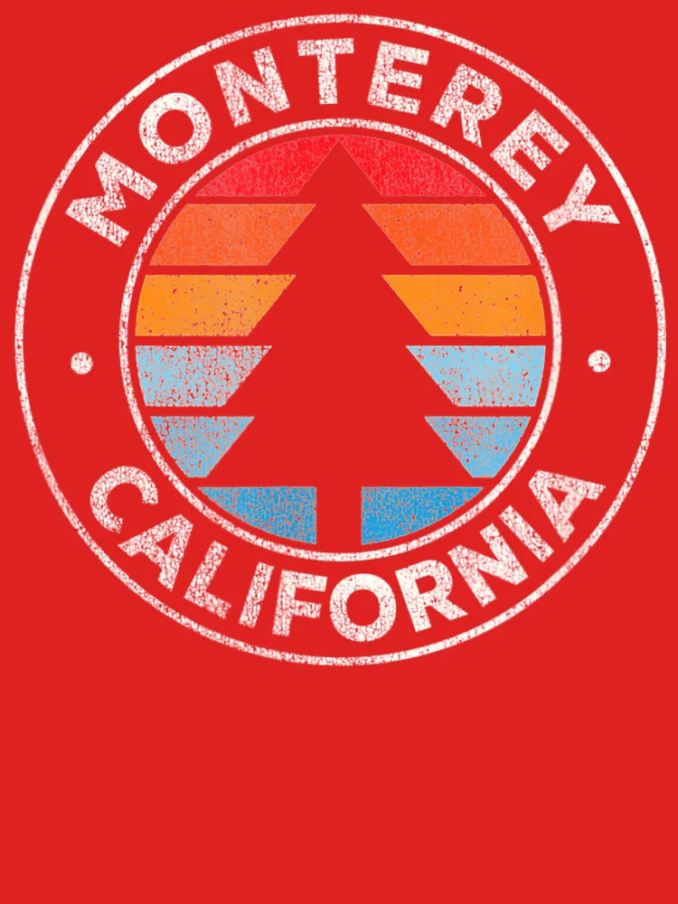 Monterey California CA Vintage Graphic Retro 70s Classic T-Shirt
