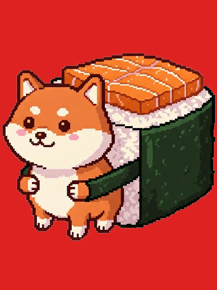 Pixel Shiba Sushi Adventure Classic T-Shirt