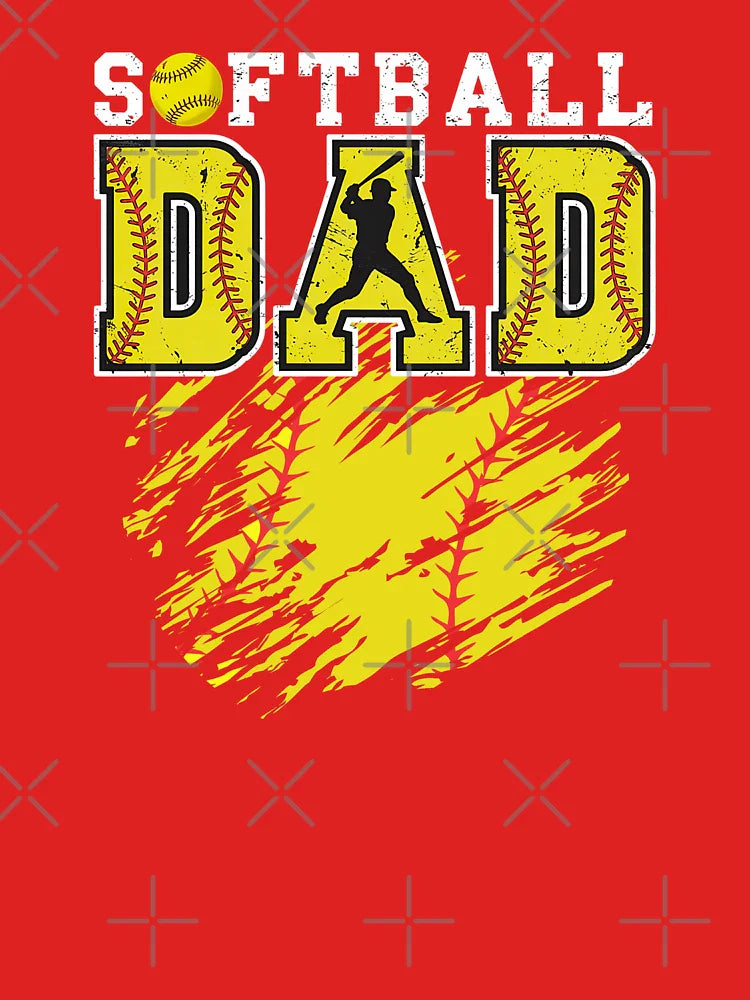 Softball Dad My Dad Favorite Softball Player Classic T-Shirt
