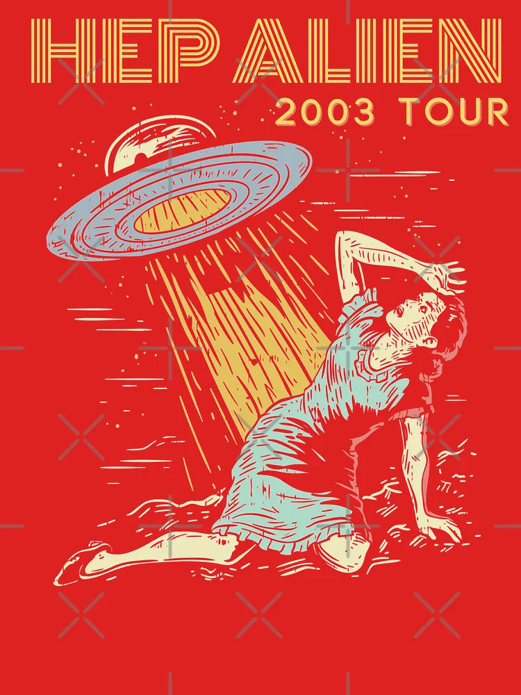 Hep Alien - Girl Drummer - 2003 Tour - Connecticut Band Classic T-Shirt