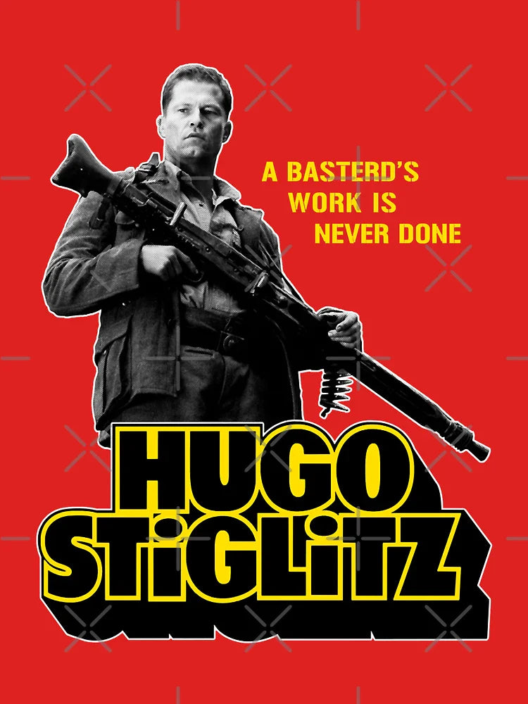 Mens My Favorite Hugo Stiglitz Is A Basterd short Sleeve Unisex Classic T-Shirt