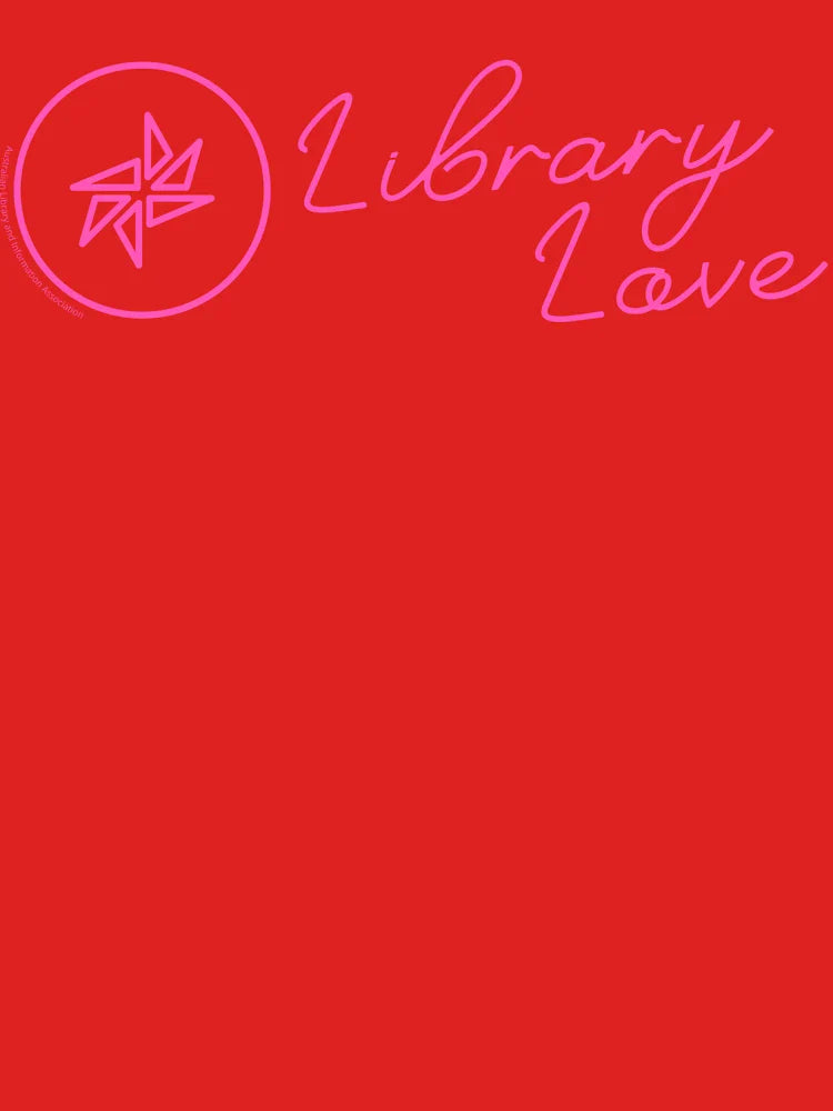 ALIA Library Love Neon Pink Solid Design Classic T-Shirt