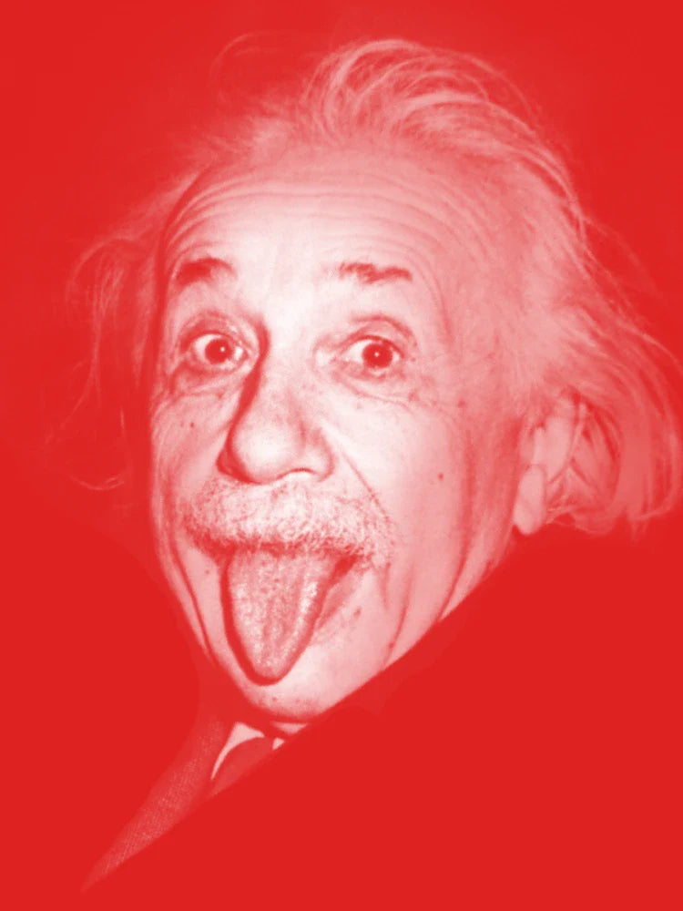 Albert Einstein Genius Tongue Funny Classic T-Shirt