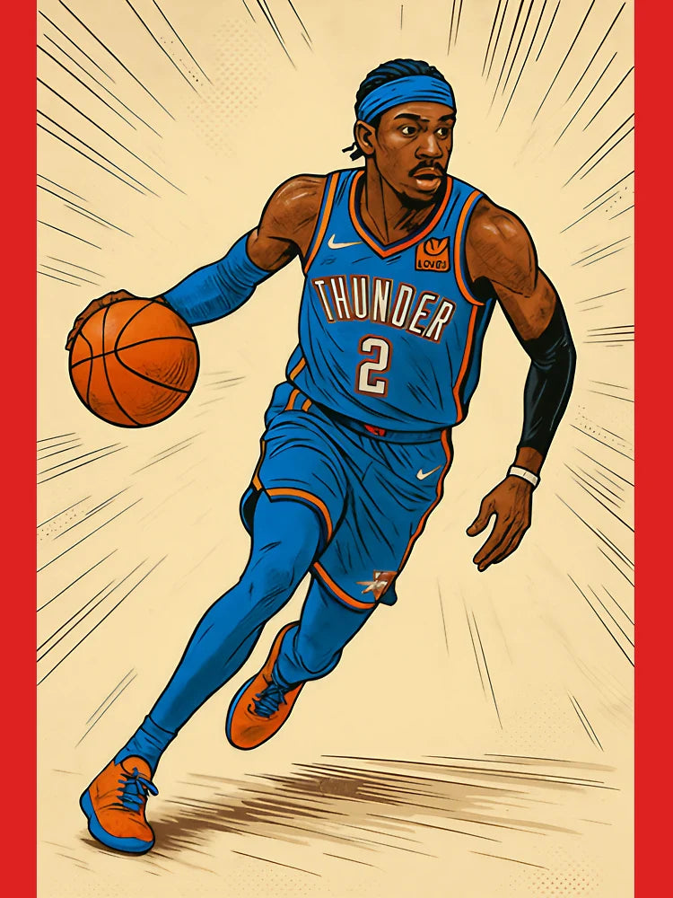 Unleash the Playoff Fury – Comic Basketball Art Classic T-Shirt