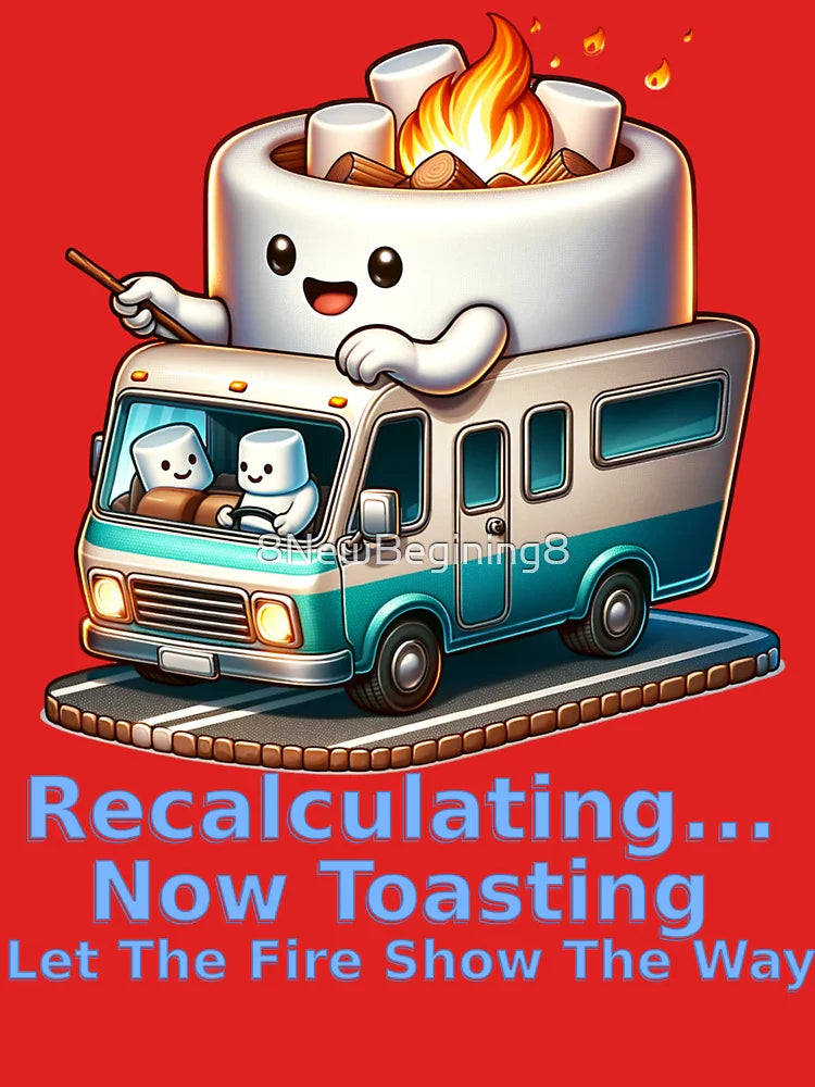 Recalculating... Now Toasting – Let The Fire Show The Way Classic T-Shirt