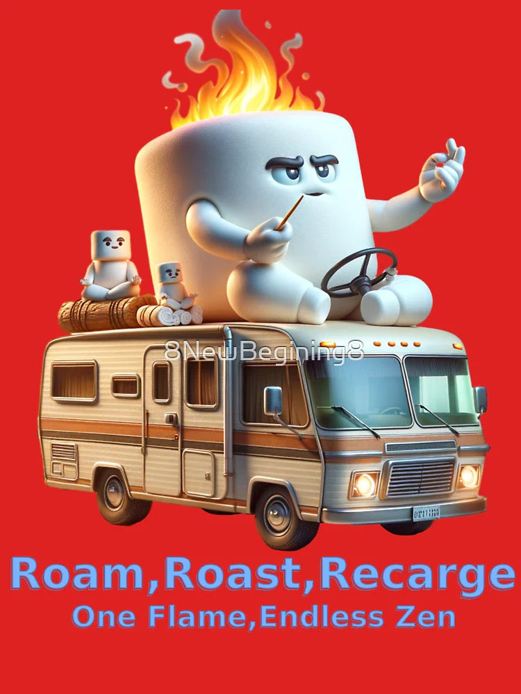 Roam, Roast, Recharge – One Flame, Endless Zen Classic T-Shirt