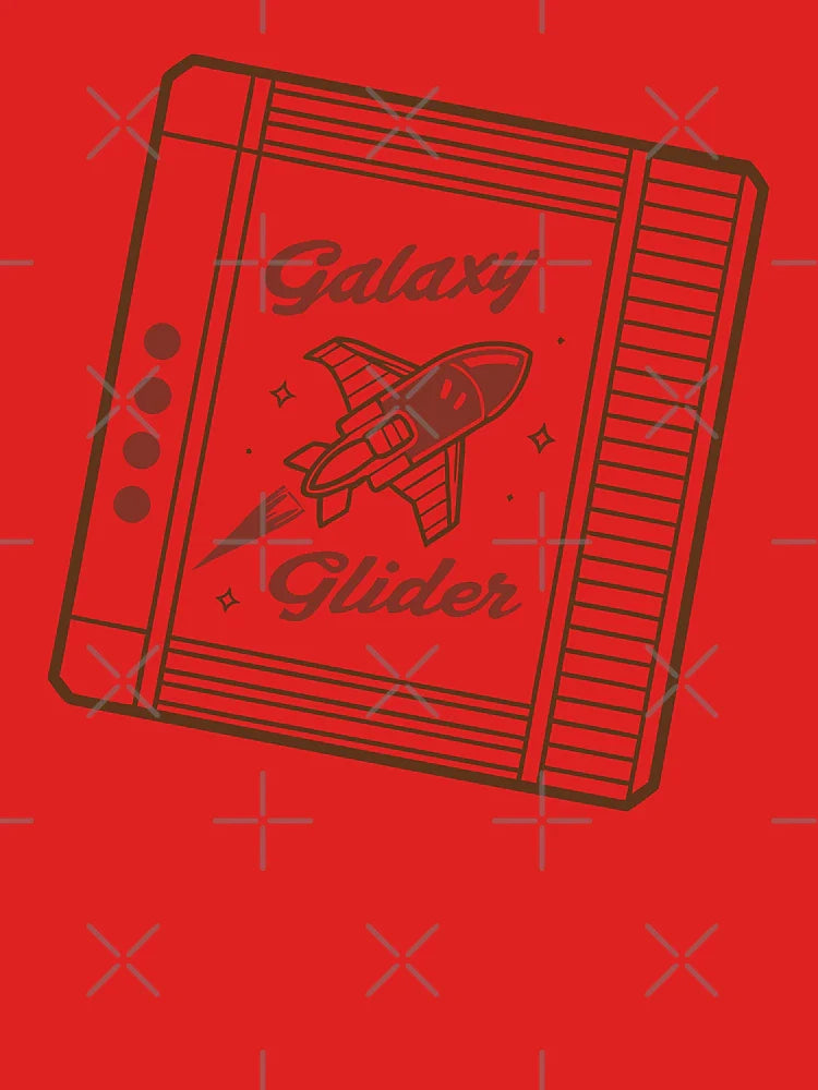 Retro Galaxy Glider Video Game Cartridge Classic T-Shirt