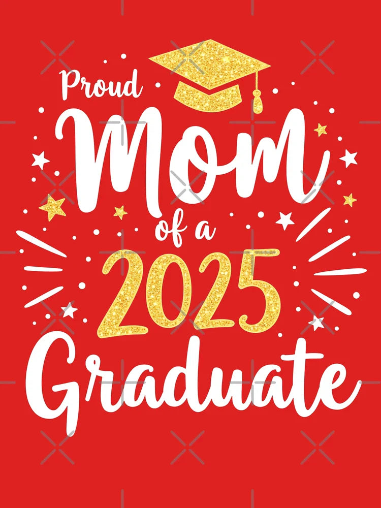 Proud Mom Of A 2025 Graduate Senior Class Pride Classic T-Shirt
