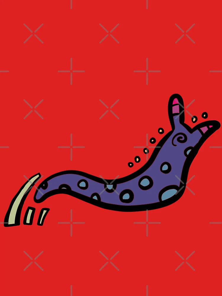 Cute Cartoon Colorful Slug Classic T-Shirt