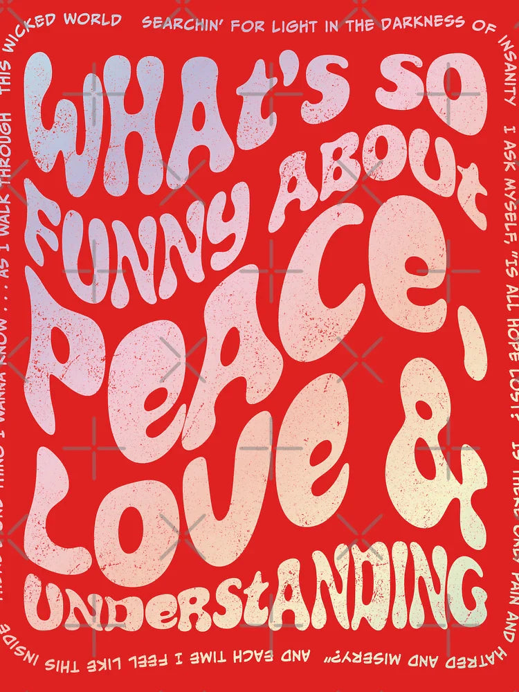 Elvis Costello - Peace Love and Understanding Classic T-Shirt
