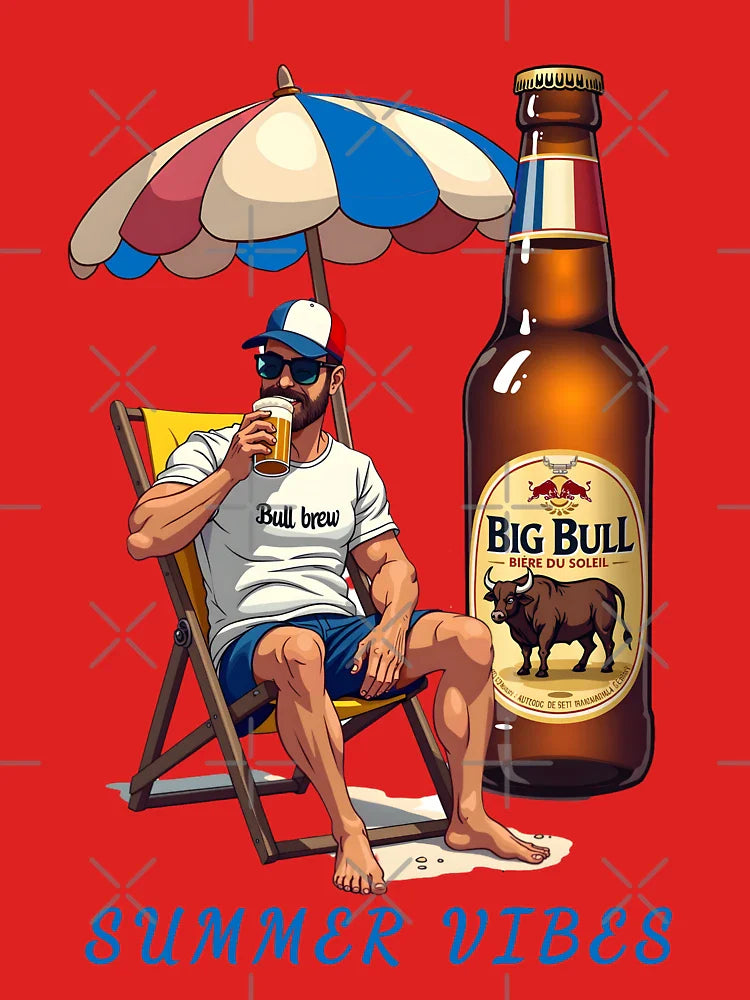 Summer Vibes Big Bull - France Biere du Soleil Classic T-Shirt