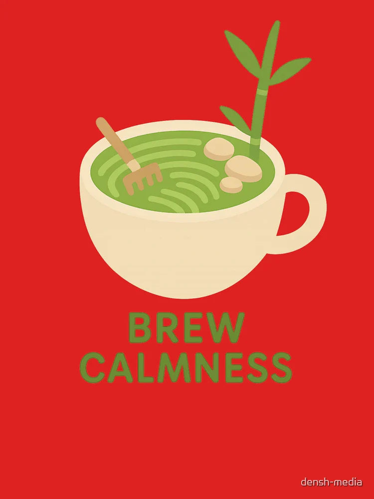 Brew Calmness â€“ Matcha Zen Garden Tea Cup for Mindful Living & Tea Lovers Classic T-Shirt