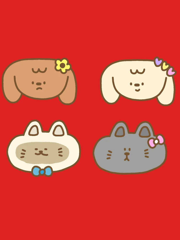 Cute Puppy & Kitty Friends Classic T-Shirt