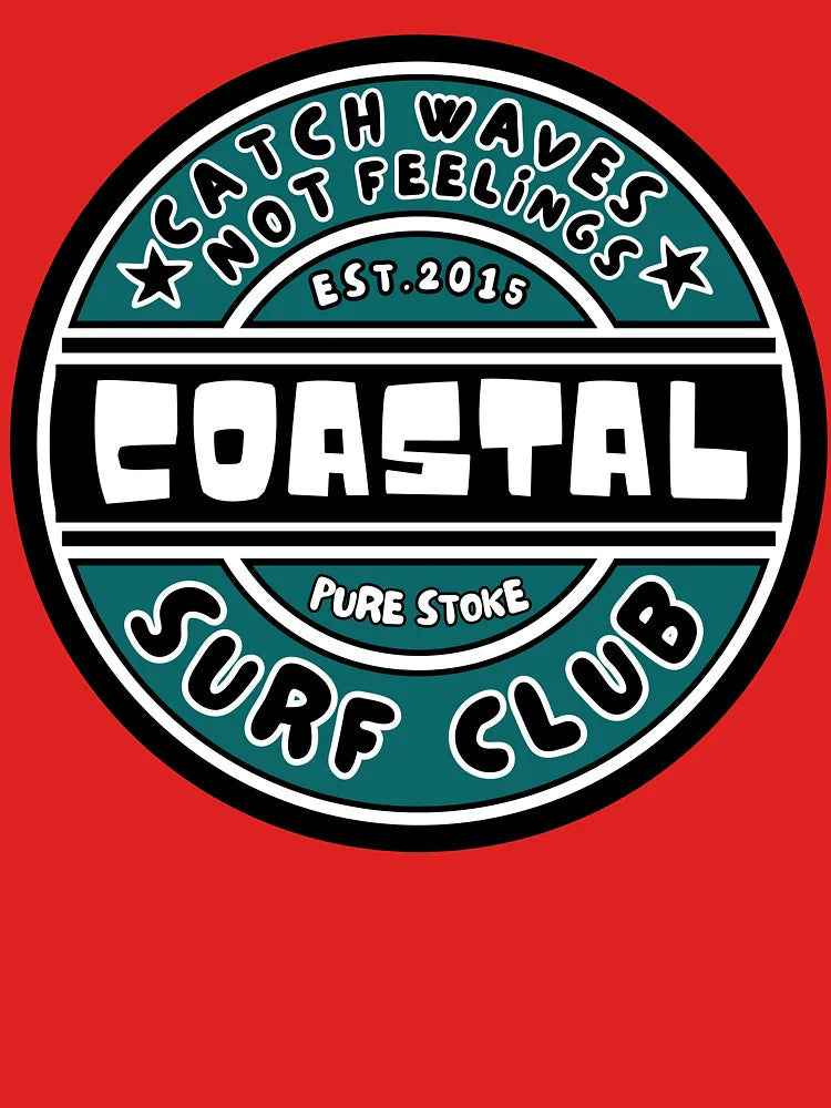 Vintage Coastal Surf Club  Classic T-Shirt