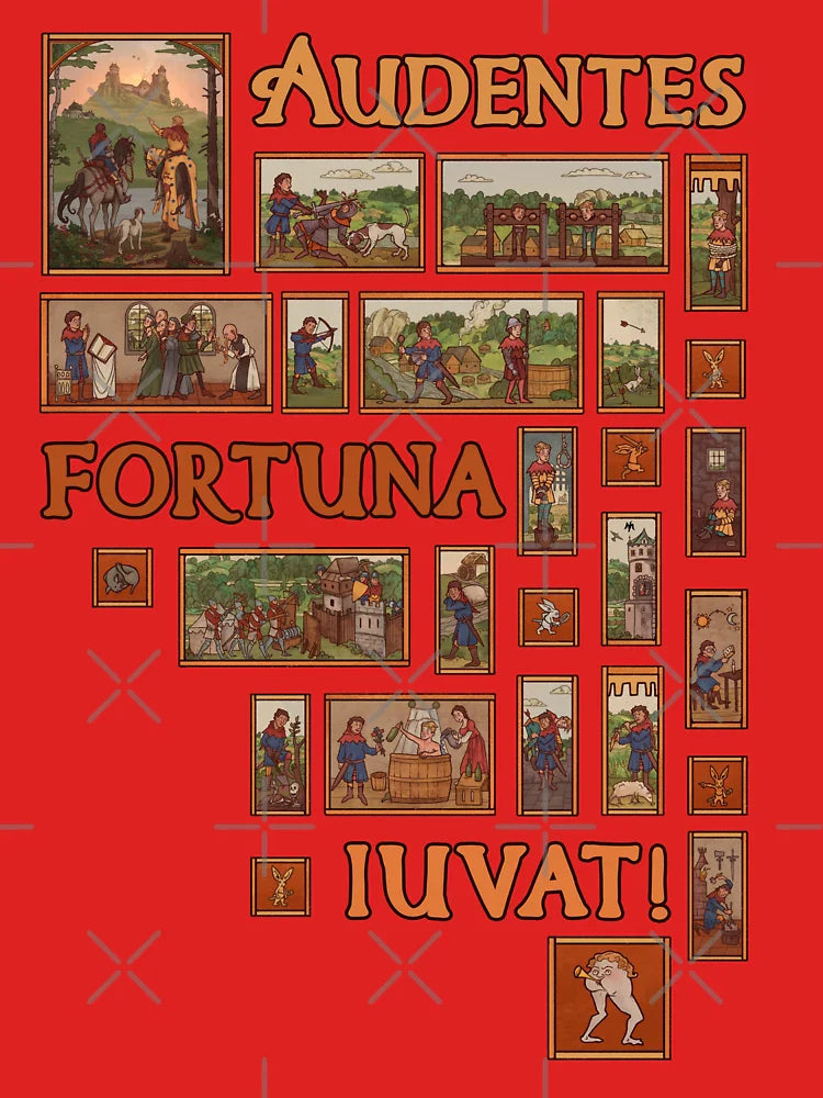 Audentes fortuna iuvat (in fresco) | KCD Classic T-Shirt