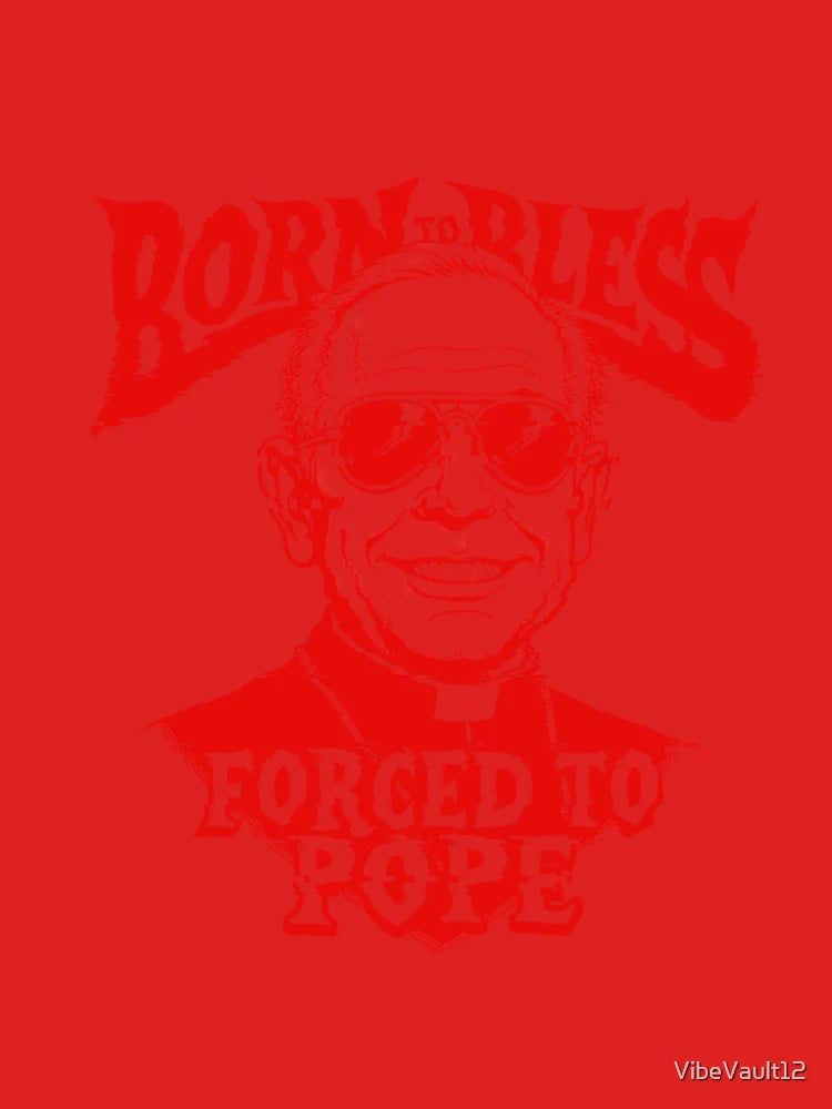 Born to Bless – Forced to Pope | Funny Priest Parody with Aviators & Sneakers Classic T-Shirt