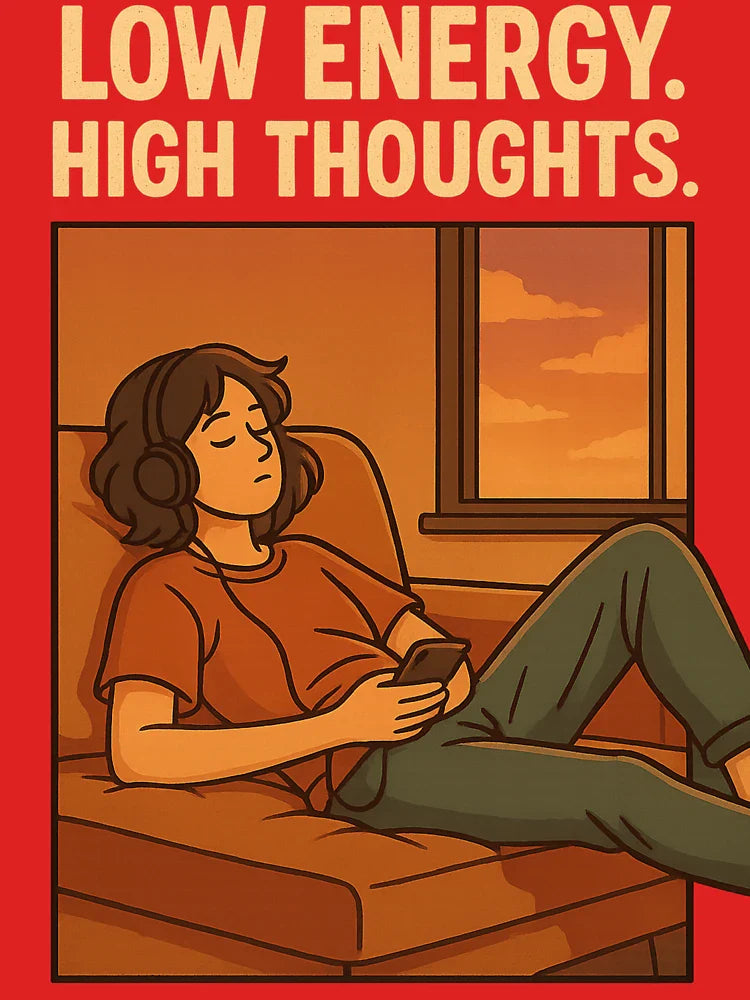 Low Energy. High Thoughts – Chill Lo-fi Mood Shirt Classic T-Shirt