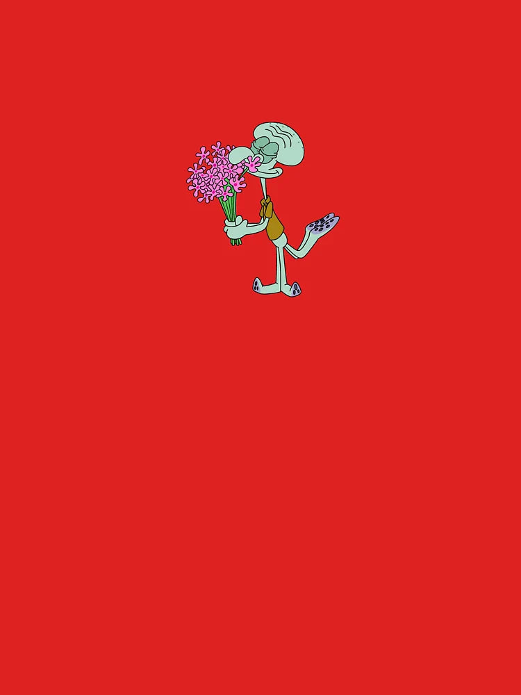 Squidward Smelling Flowers Classic T-Shirt
