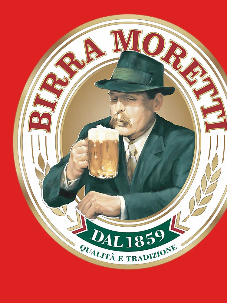 Classy Birra Moretti Logo Classic T-Shirt