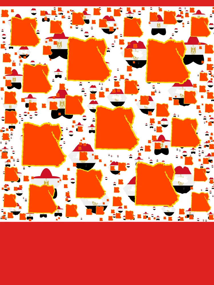 Egypt Montage With Country Shape Stars And Flag Overlays | Egypt Montage With Country Shape Stars And Flag Overlays | Egipto Montaje con sobreimpresiones de países, estrellas y bandera Classic T-Shirt