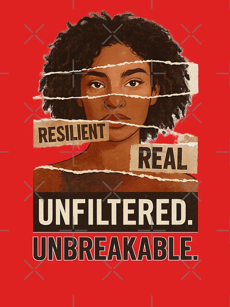 Resilient Real Unfiltered Unbreakable â€“ Empowerment Art Classic T-Shirt