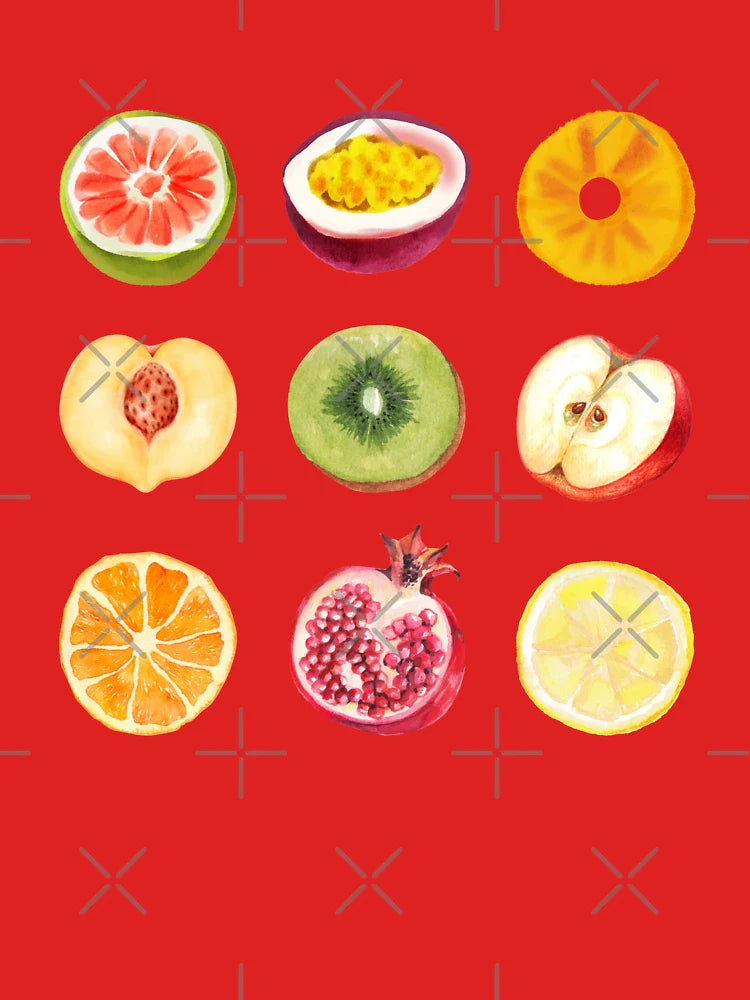 Fruit Slices Collage Classic T-Shirt
