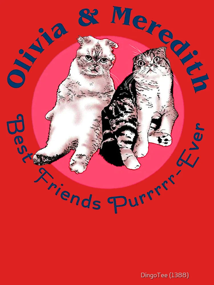 Olivia & Mered­ith | Best Friends Purr Ever Classic T-Shirt