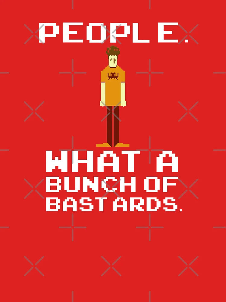 People, What a Bunch of Bastards - Roy, IT Crowd Classic T-Shirt