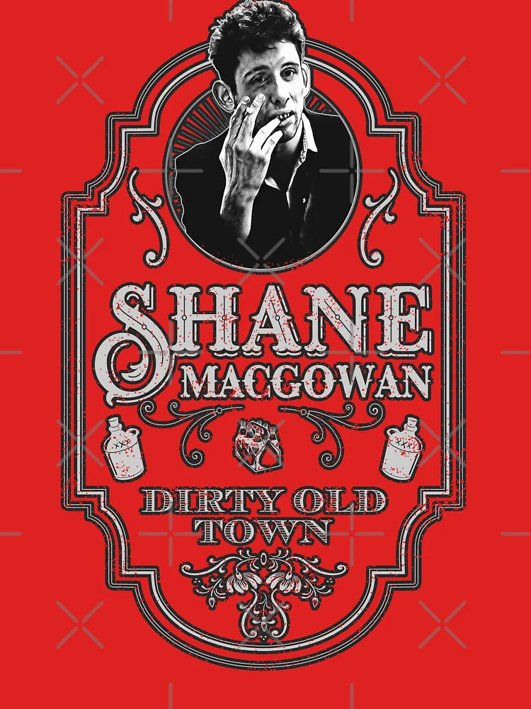 Shane MacGowan Dirty Old Town Tribute Classic T-Shirt