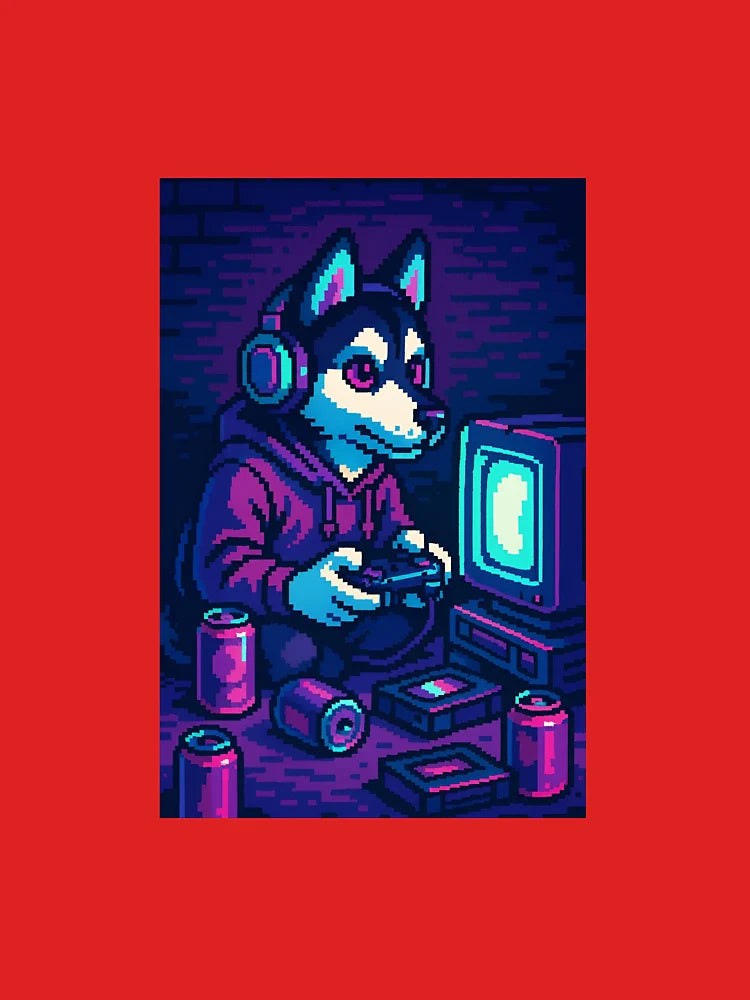 Gamer Husky Classic T-Shirt