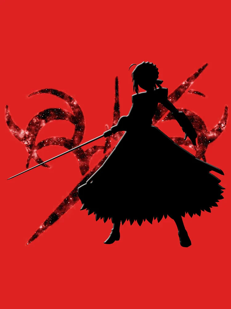 Fate Stay Night - Saber (Galaxy Design) Classic T-Shirt