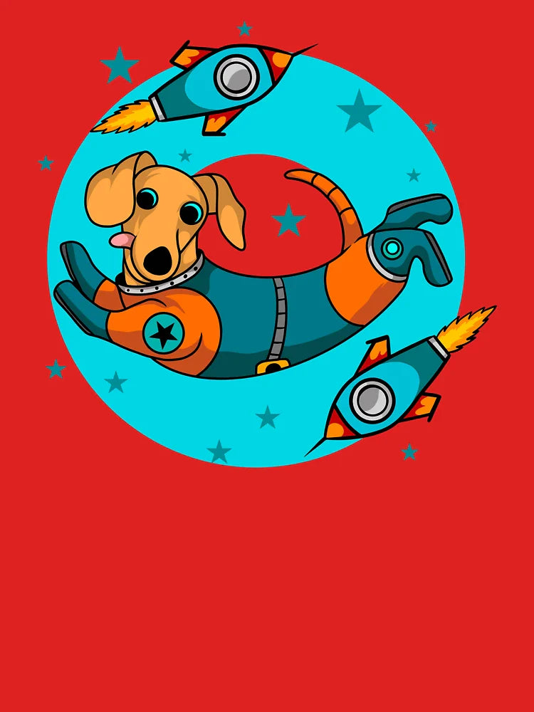 Astro Paws – Dog’s Galactic Journey Classic T-Shirt