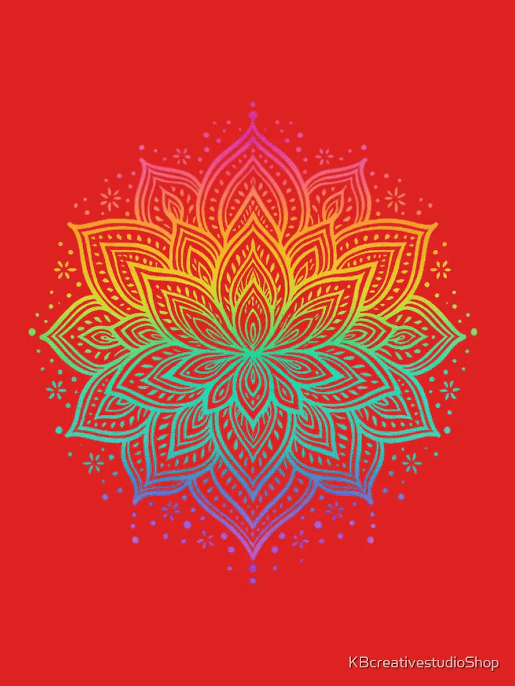 Rainbow Mandala â€“ Harmony in Colors Classic T-Shirt