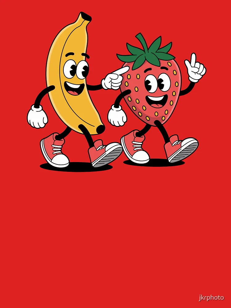 banana and strawberry Classic T-Shirt