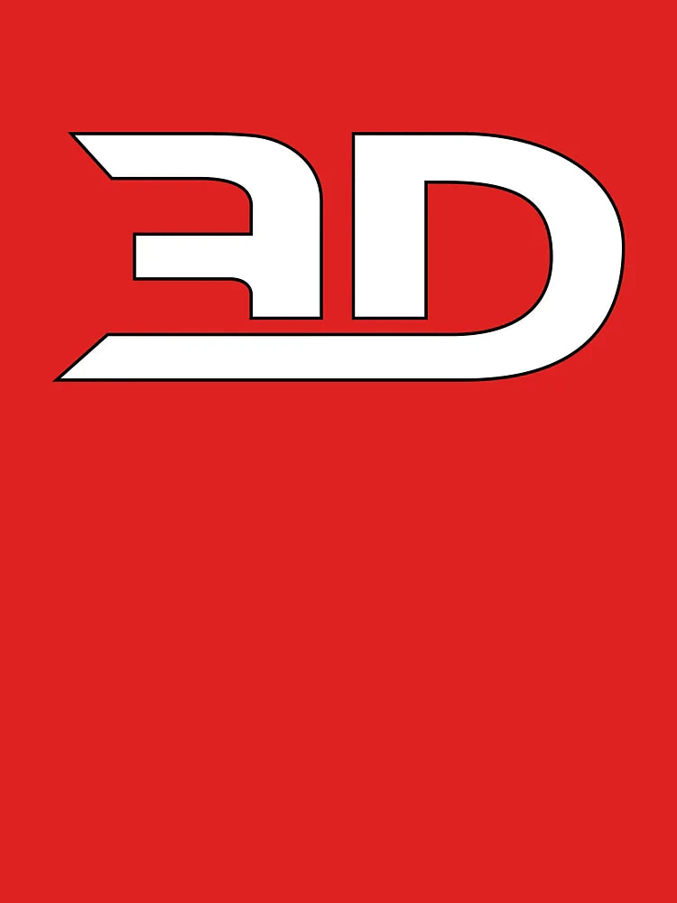 3D Minimal Logo - White Classic T-Shirt