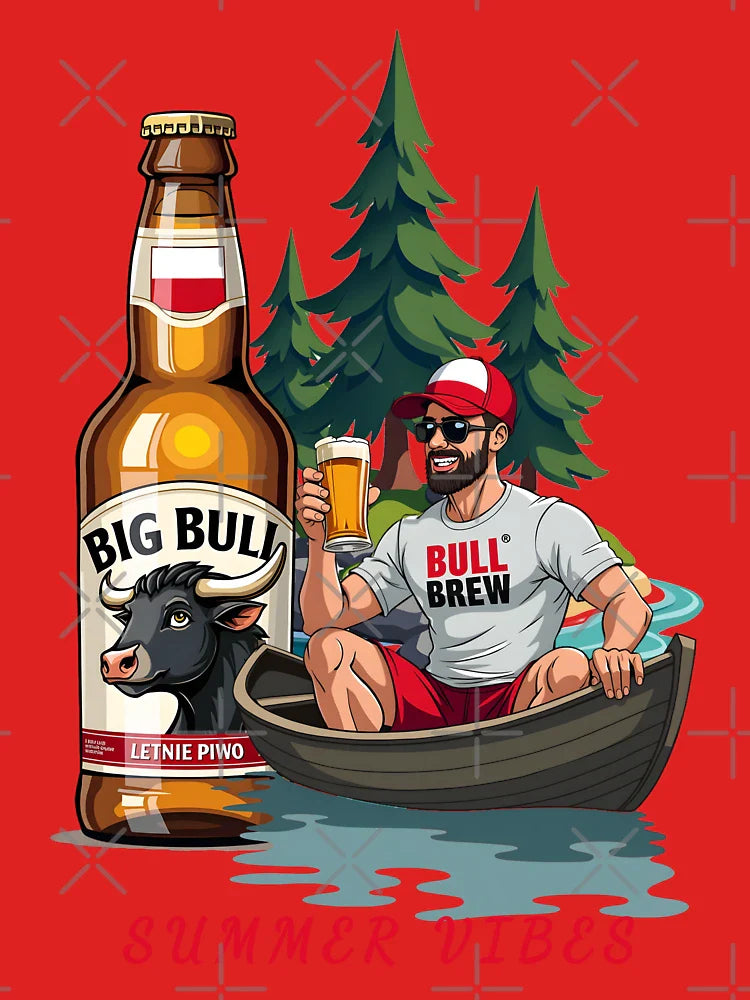 Summer Vibes Big Bull - Poland Letnie Piwo Classic T-Shirt