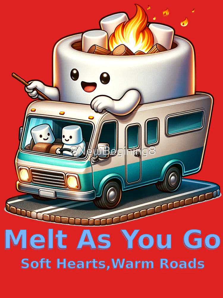 Melt As You Go – Soft Hearts, Warm Roads Classic T-Shirt