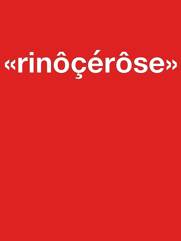 Rinocerose Band Rock French Classic T-Shirt