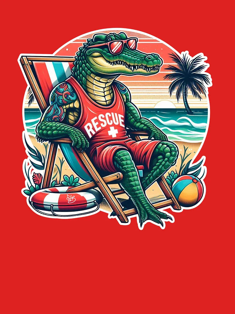 Rescue Gator – Beach Patrol with Attitude Classic T-Shirt