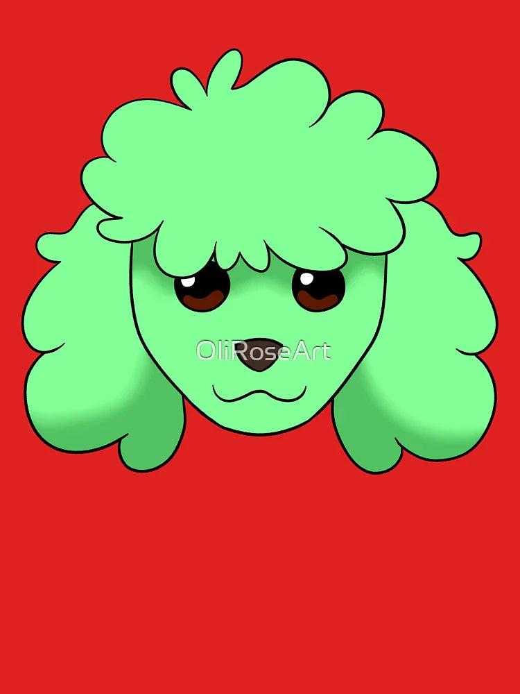 Pastel Green Poodle Classic T-Shirt