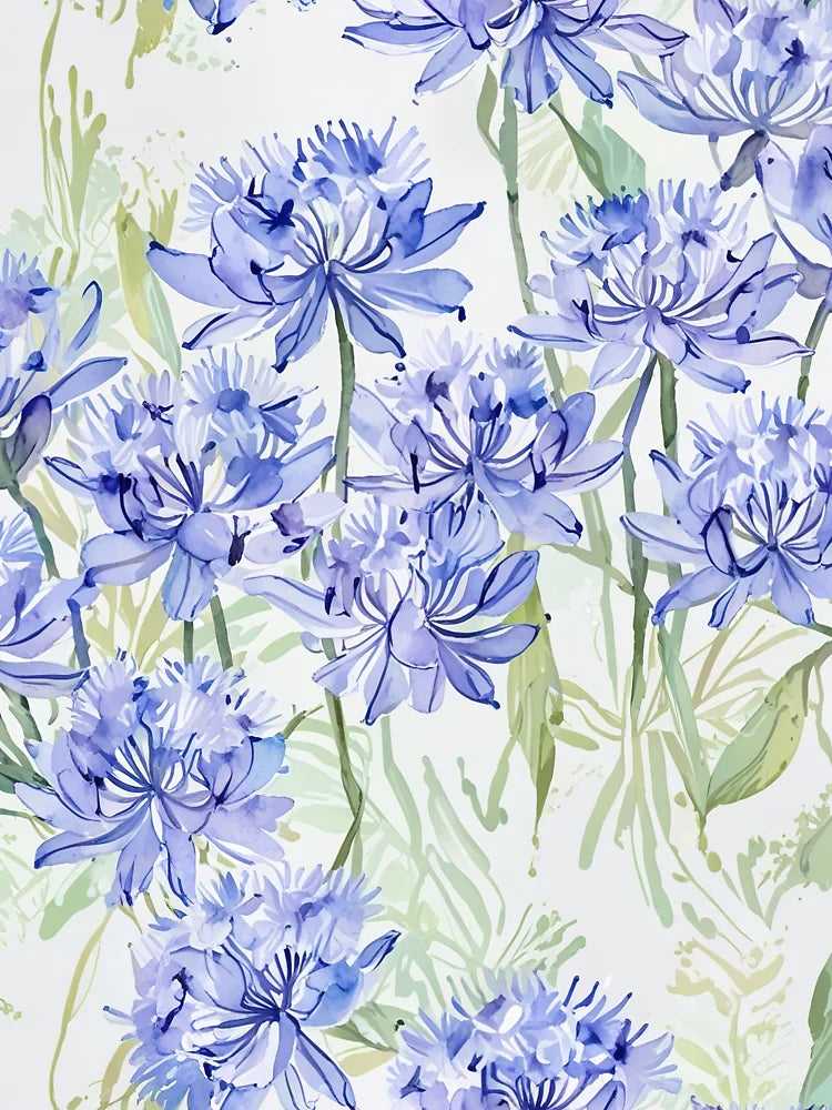 Blue Flowers Classic T-Shirt