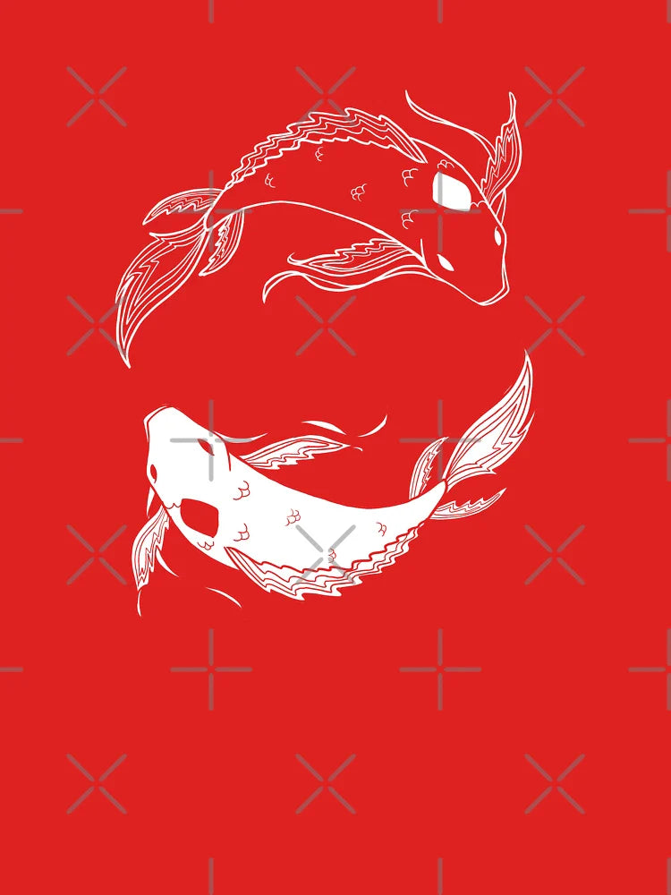 white on black spirit fish atla Classic T-Shirt