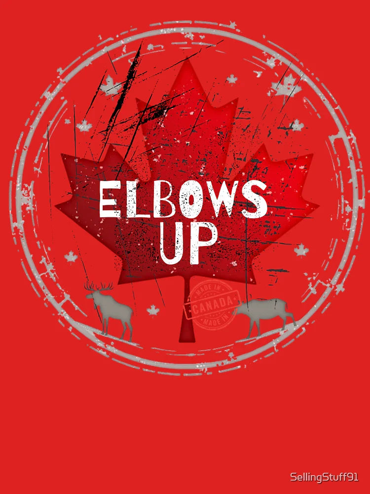 ELBOWS UP CANADA MADE IN CANADA Classic T-Shirt
