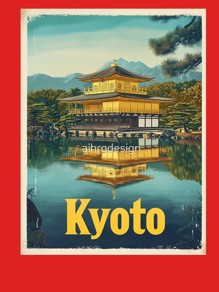 Experience the charm of Kyoto through its stunning Golden Pavilion, surrounded by lush greenery and mountains. This iconic structure Classic T-Shirt