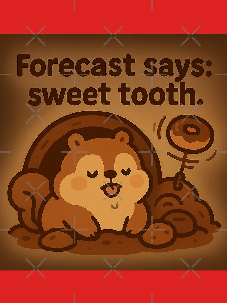Funny Sweet Tooth Squirrel Mole Weather Snack Art Classic T-Shirt