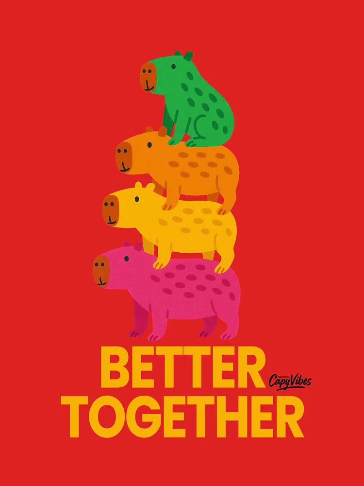 Capybara Tower: Better Together Classic T-Shirt