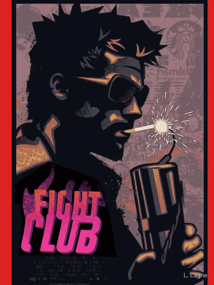 Fight Club Tyler Durden Smoking a Dynamite Classic T-Shirt