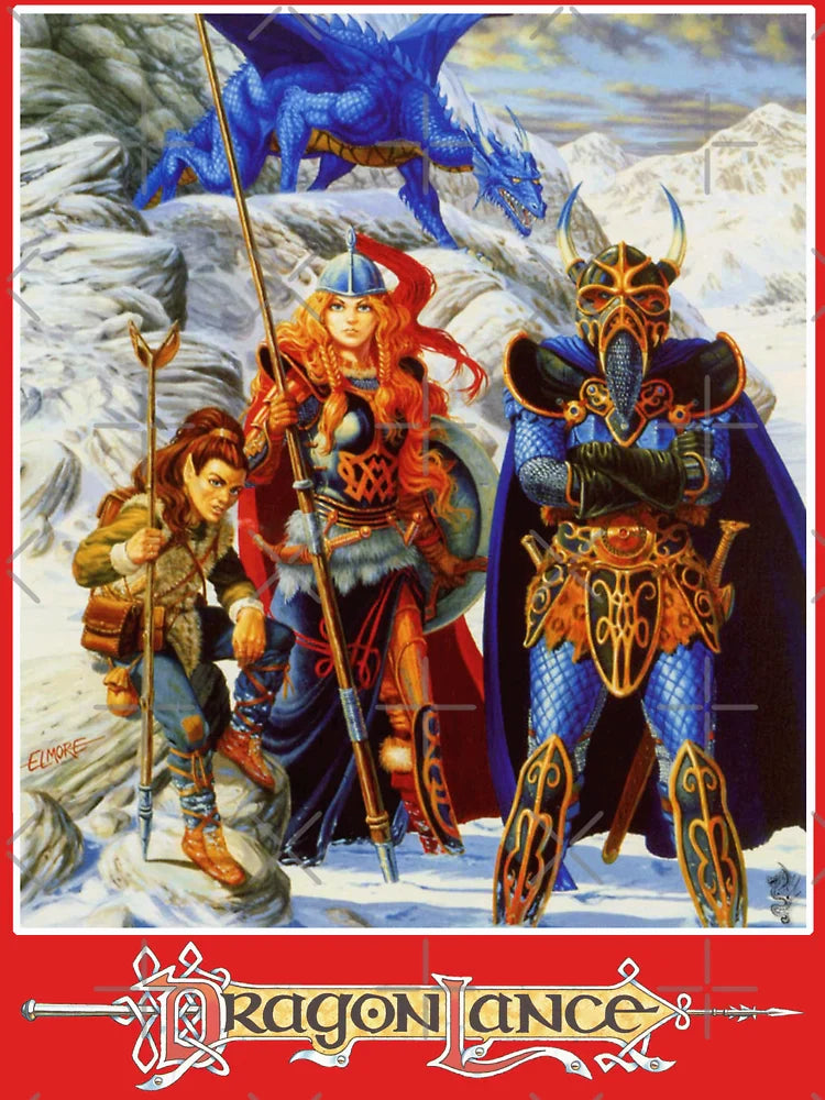 Advanced Dungeons and Dragons, Dragons of WInter Night DragonLance Classic T-Shirt